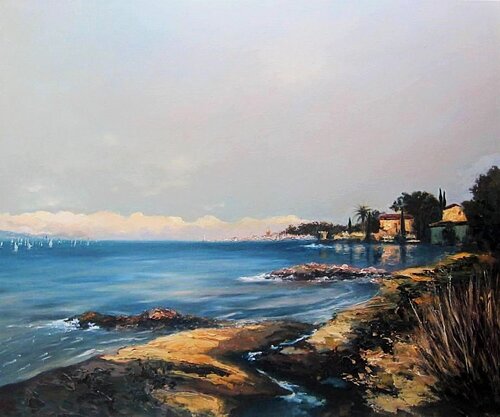 La Bouillabaisse by Marie Josiane BLACHON, Painting for Sale on Select