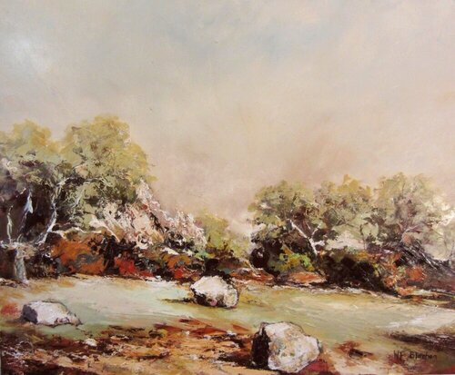 PAYSAGE DES MAURES N° 3 by Marie Josiane BLACHON, Painting for Sale on Select
