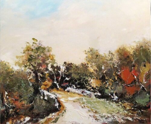 PAYSAGE DES MAURES N° 4 by Marie Josiane BLACHON, Painting for Sale on Select