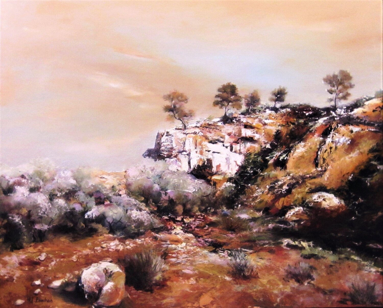 Maures ardentes Marie Josiane BLACHON Original painting for sale