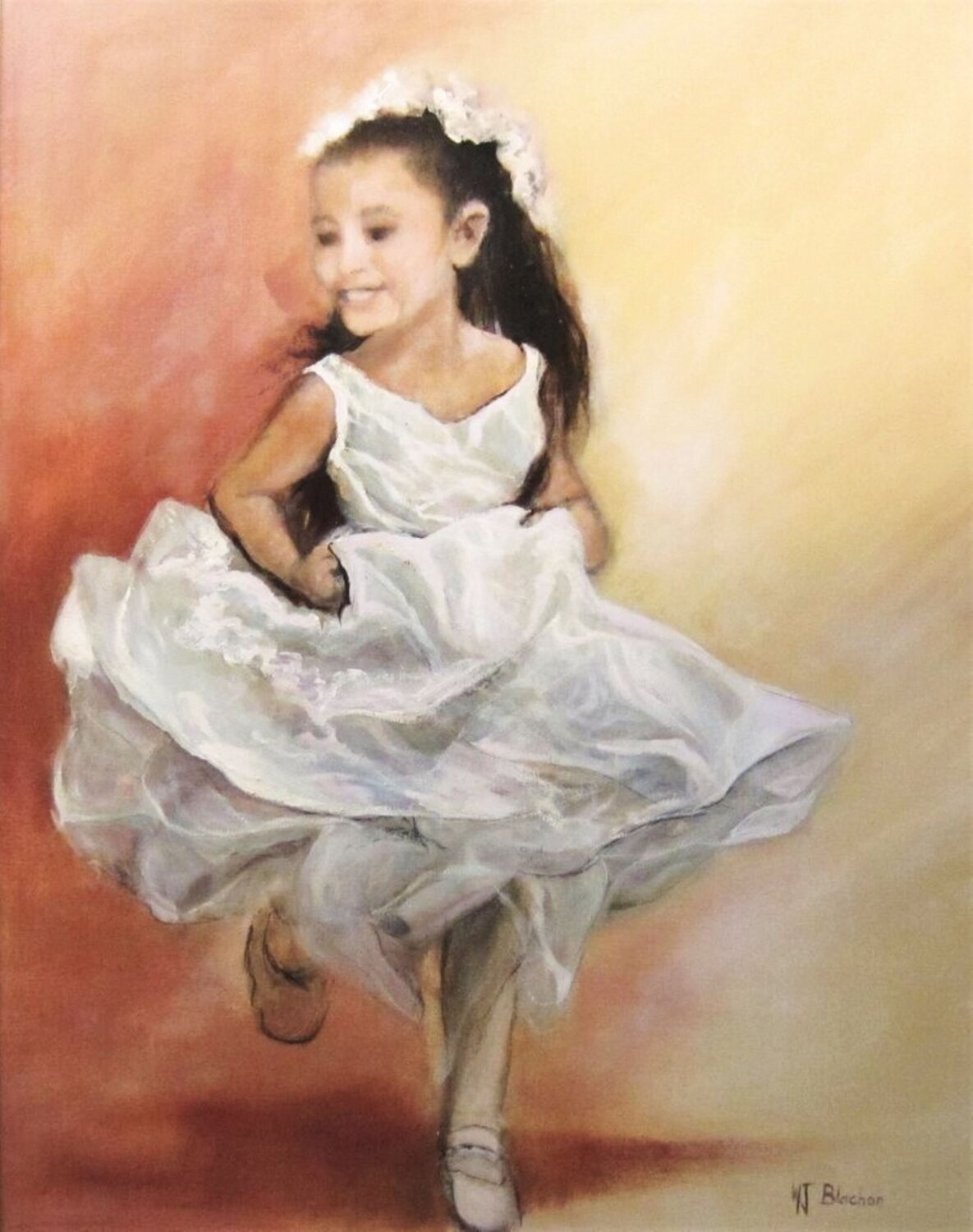 La joie qui danse Marie Josiane BLACHON Original painting for sale
