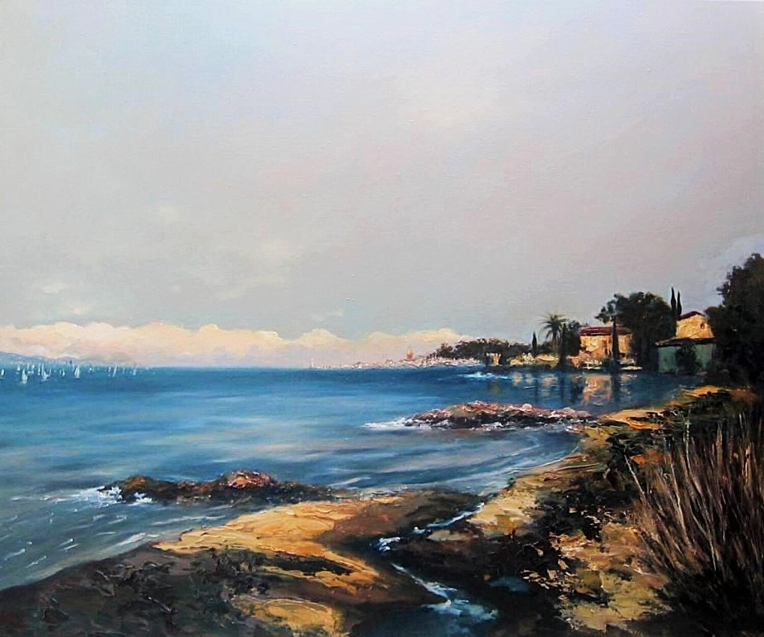 La Bouillabaisse Marie Josiane BLACHON Original painting for sale