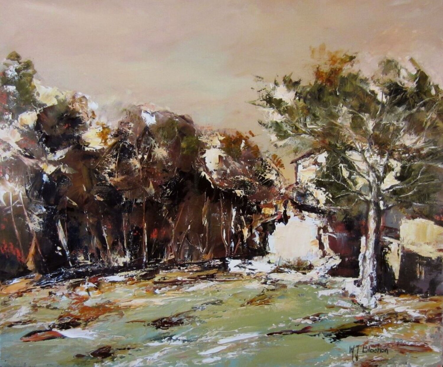 PAYSAGE DES MAURES N° 7 Marie Josiane BLACHON Original painting for sale