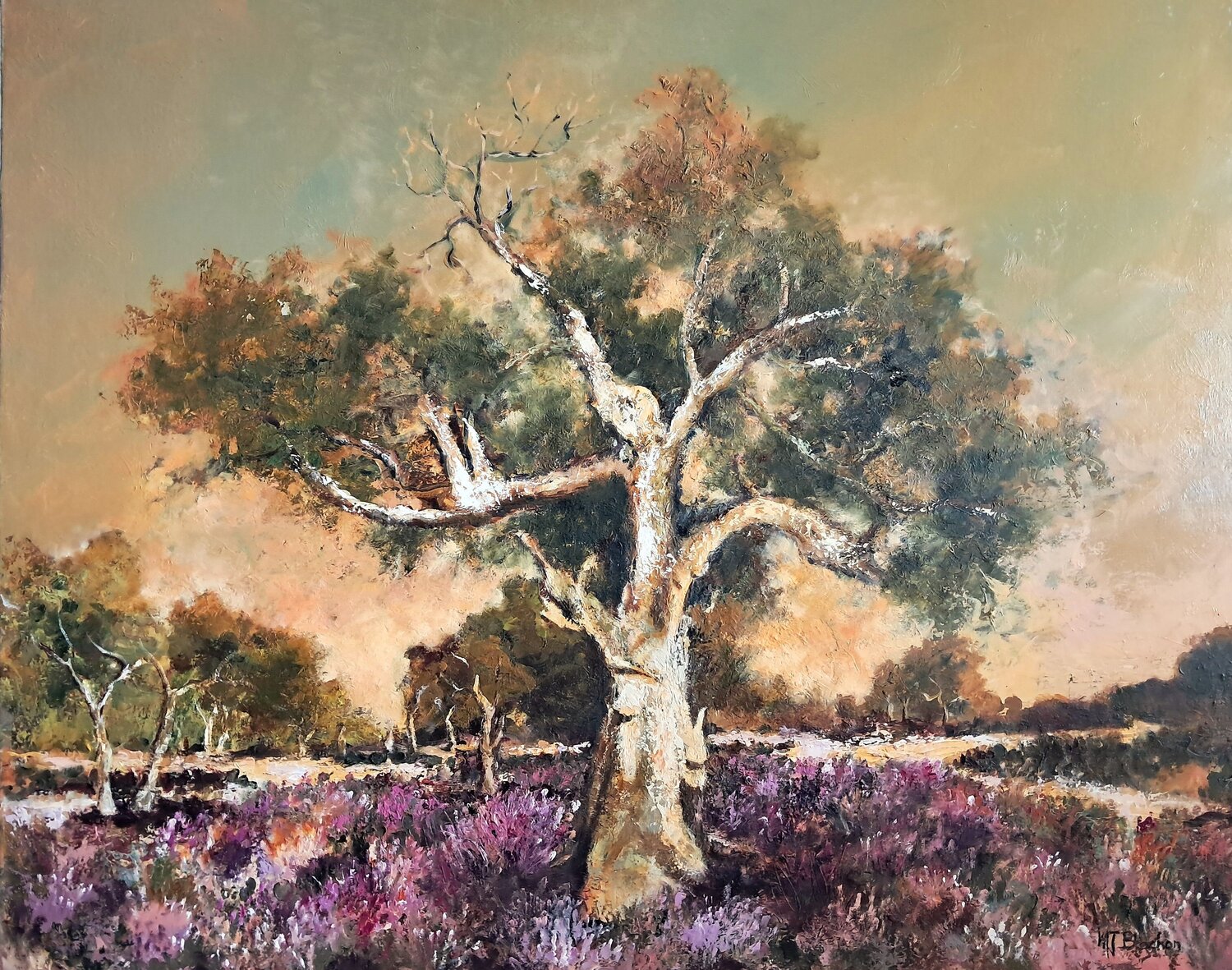 Chêne des Maures Marie Josiane BLACHON Original painting for sale