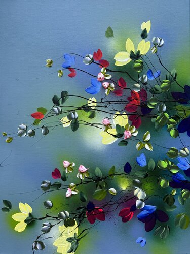 Fragments of a Garden #3 by Anastassia Skopp, Painting for Sale on Select