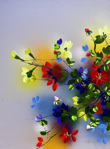 Where Colours Meet I by Anastassia Skopp, Painting for Sale on Select
