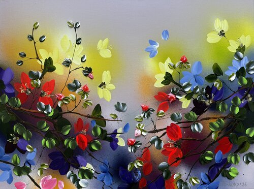 Color in Suspension by Anastassia Skopp, Painting for Sale on Select
