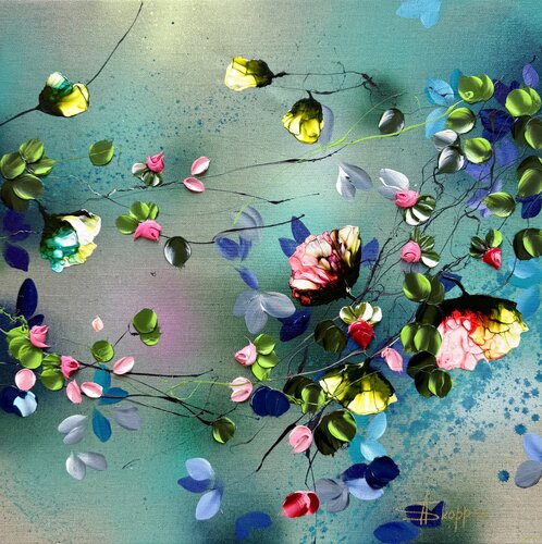 Petal Drift II by Anastassia Skopp, Painting for Sale on Select