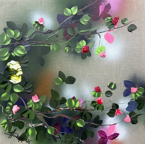 Many Roses by Anastassia Skopp, Painting for Sale on Select