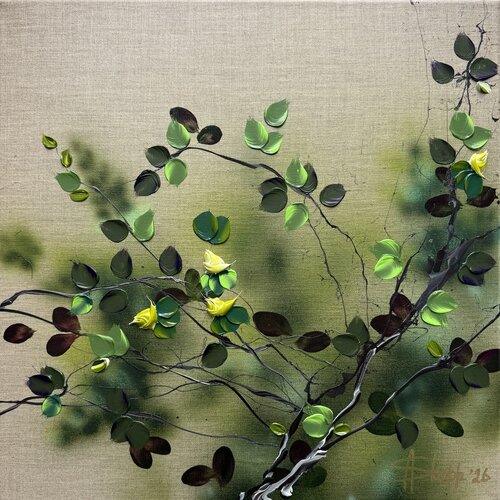 Still Unfolding von Anastassia Skopp, Malerei kaufen auf Select