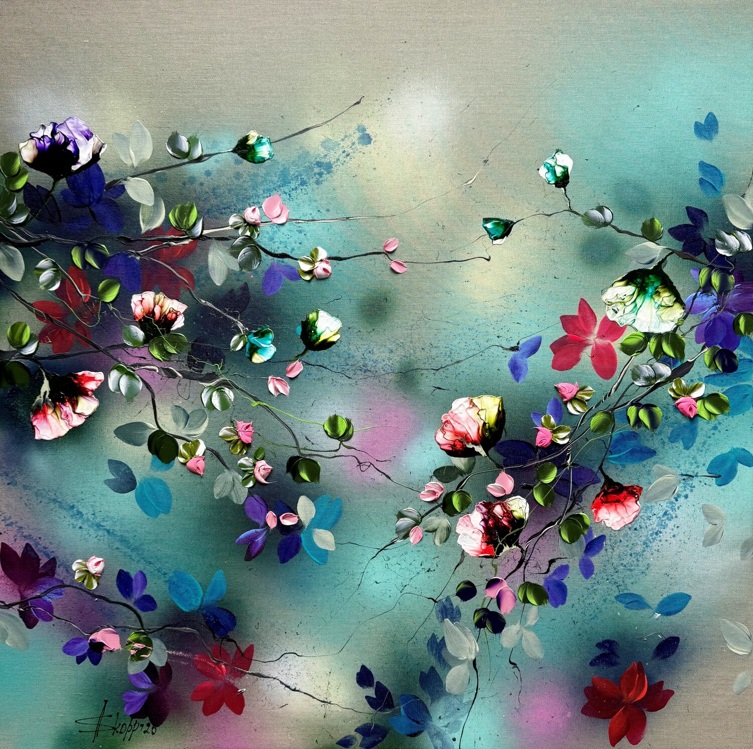 Wabi-Sabi Fragments Anastassia Skopp Original painting for sale