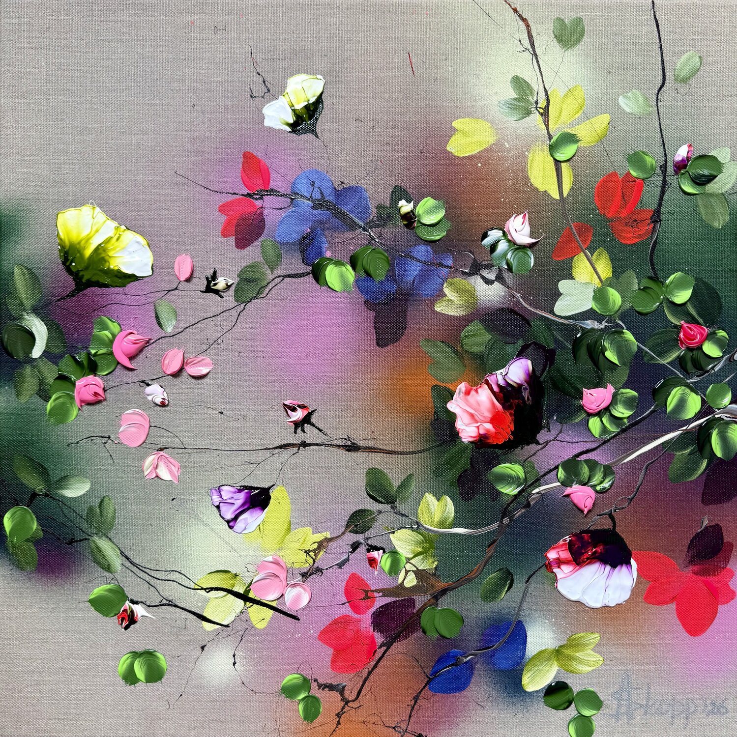 Frequency III Anastassia Skopp Original painting for sale