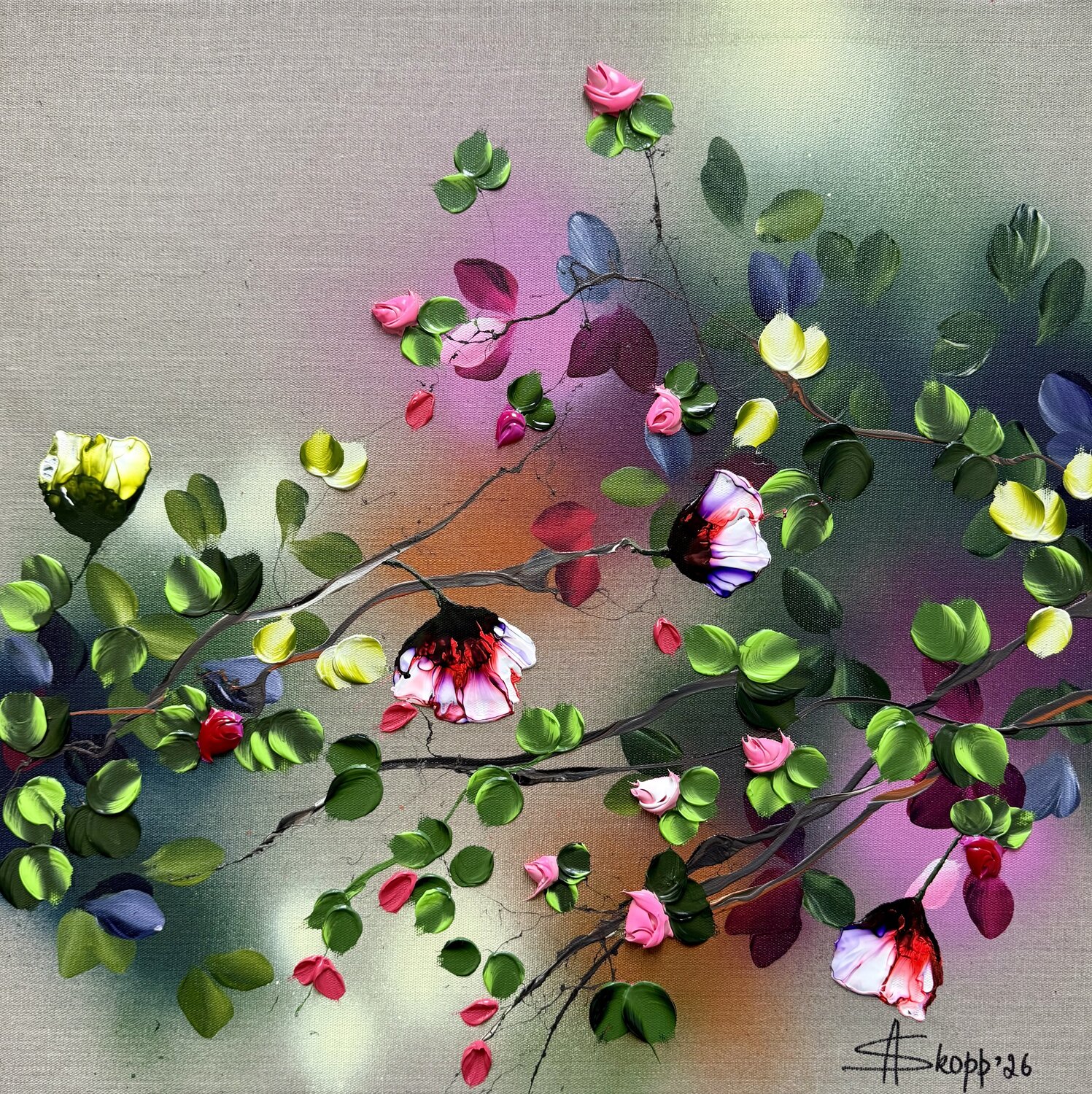 Before Dark Anastassia Skopp Original painting for sale