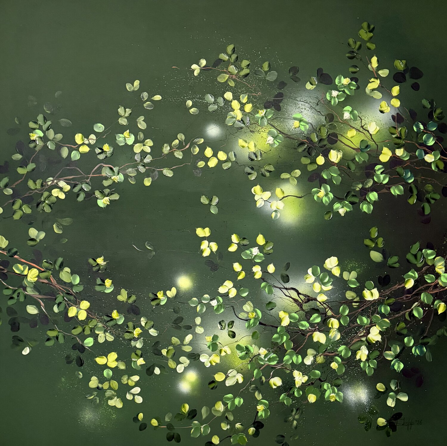 "Verdant" Anastassia Skopp Original painting for sale