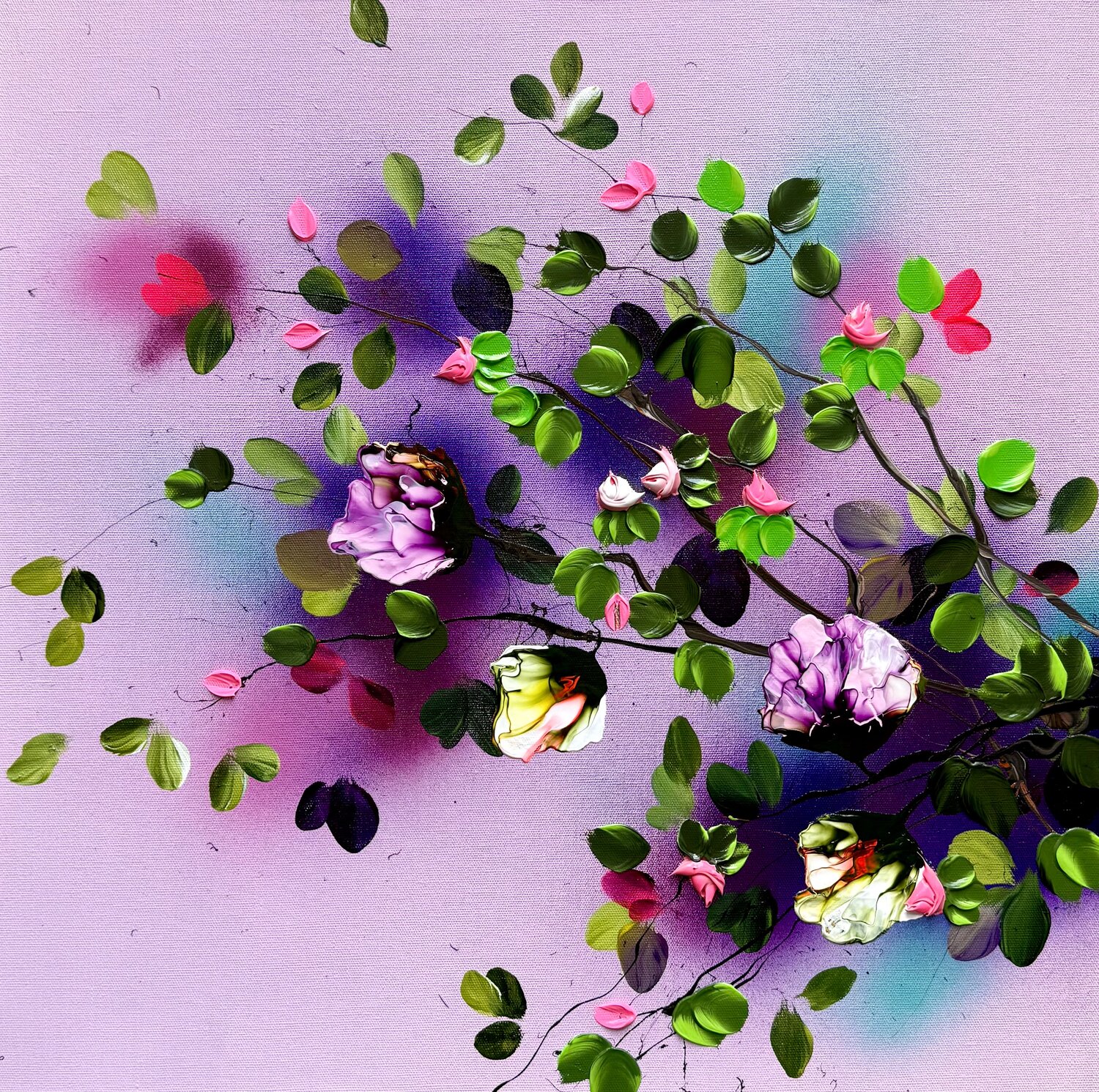 Pink Mood I Anastassia Skopp Original painting for sale