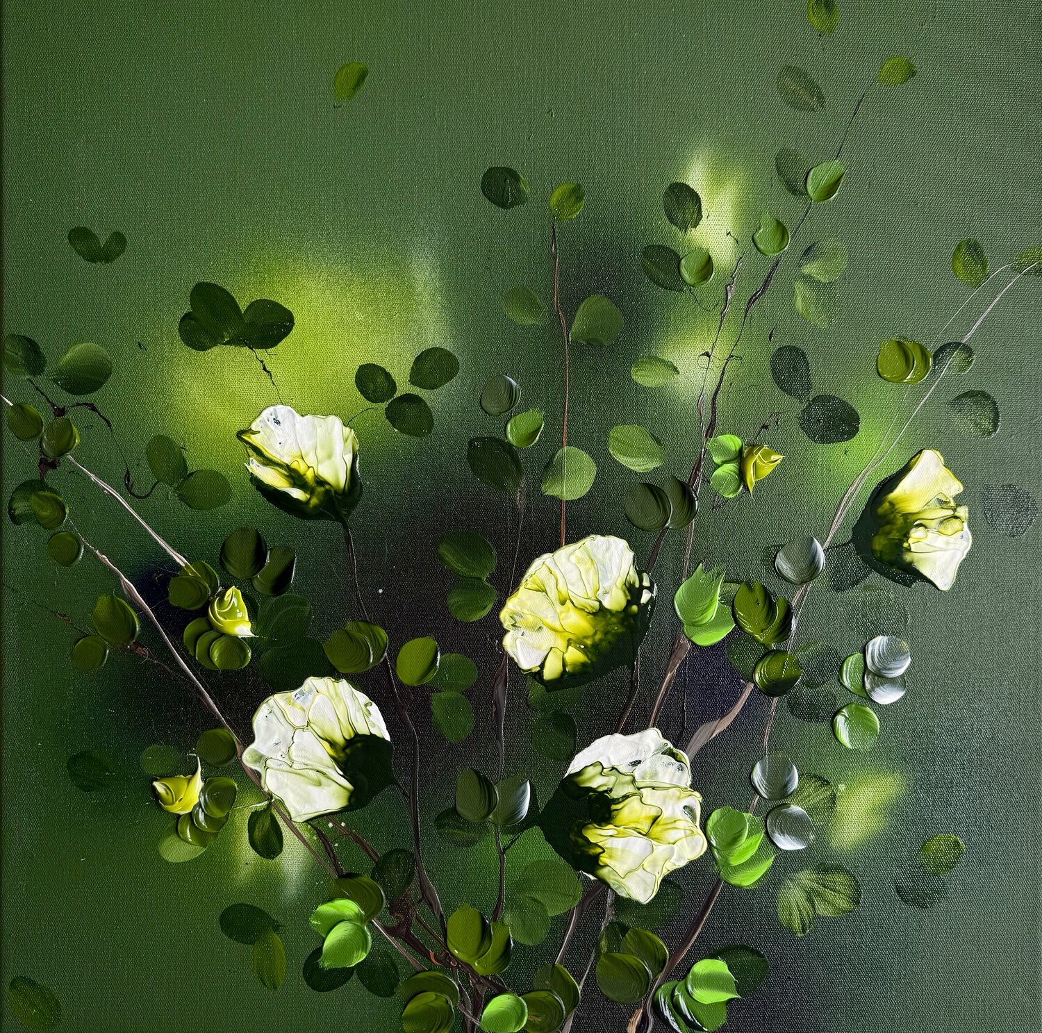 Jade Green III Anastassia Skopp Original painting for sale