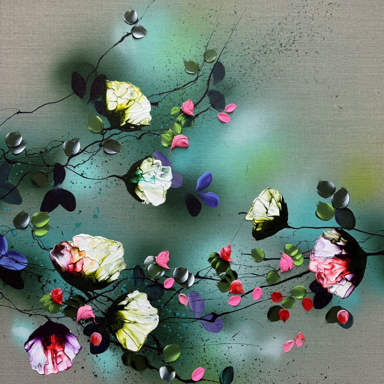 Wabi-Sabi Fragments II Anastassia Skopp Original painting for sale