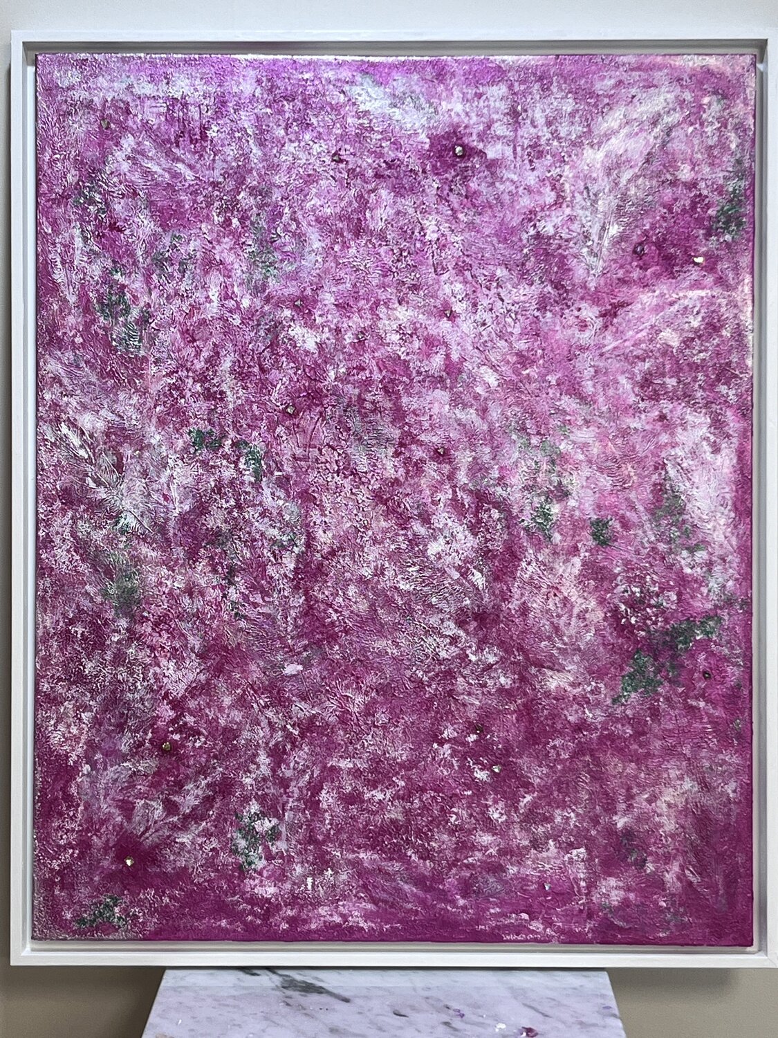 Magenta Nebula deokran LEE Original painting for sale