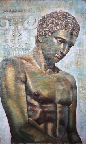 ATLETA DI LUSSINO by ELVIRA SIRIO, Painting for Sale on Select