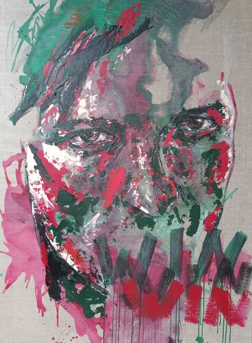 Must win. War. Ukraine by Viktoriia Kartashova, Painting for Sale on Select