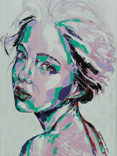 No more tears by Viktoriia Kartashova, Painting for Sale on Select
