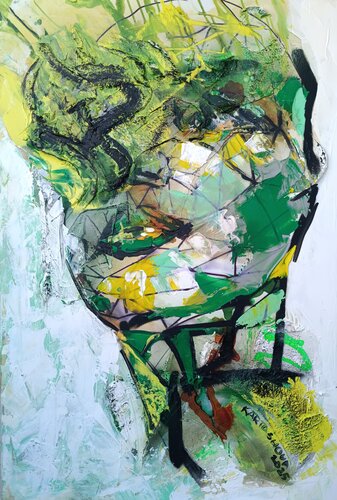 Inner storm by Viktoriia Kartashova, Painting for Sale on Select