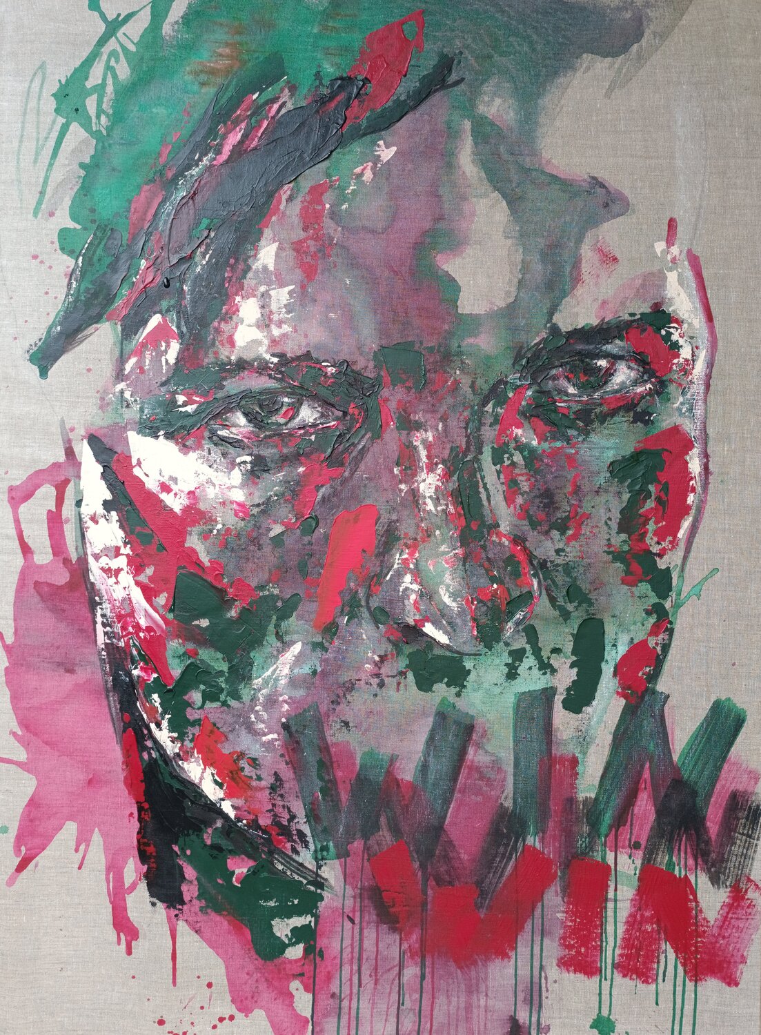 Must win. War. Ukraine Viktoriia Kartashova Original painting for sale