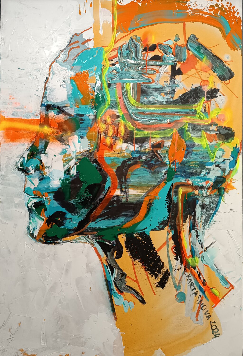 Pure mind Viktoriia Kartashova Original painting for sale