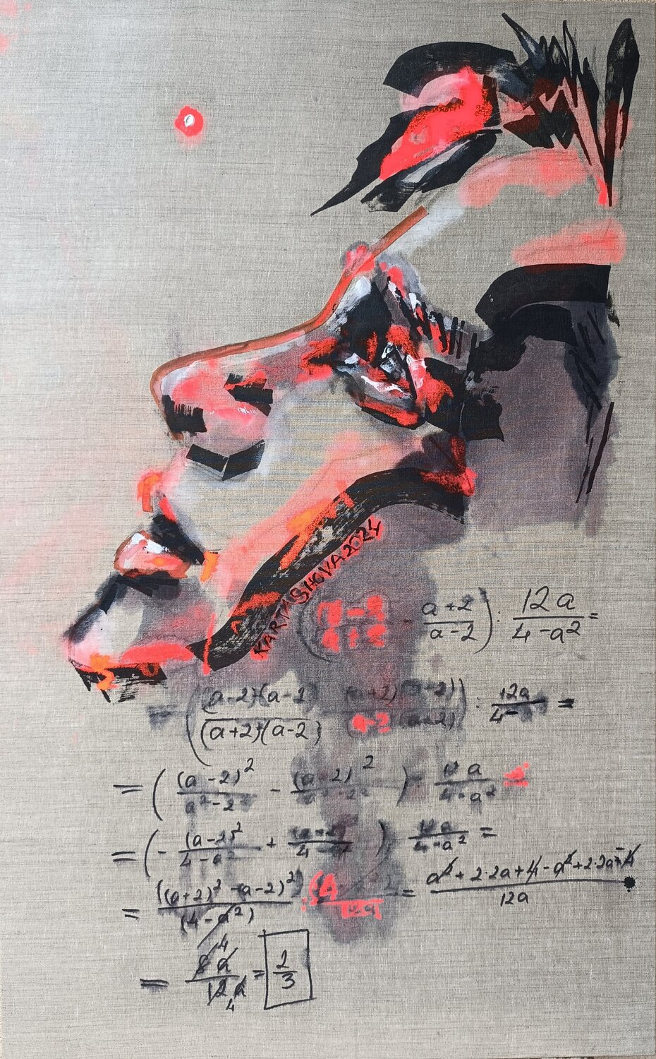 3/2 of solution Viktoriia Kartashova Original painting for sale