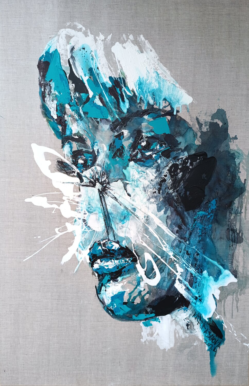 Pick yourself up from pieces Viktoriia Kartashova Original painting for sale