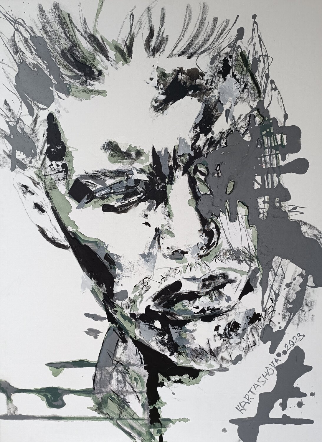 Strong believes Viktoriia Kartashova Original painting for sale