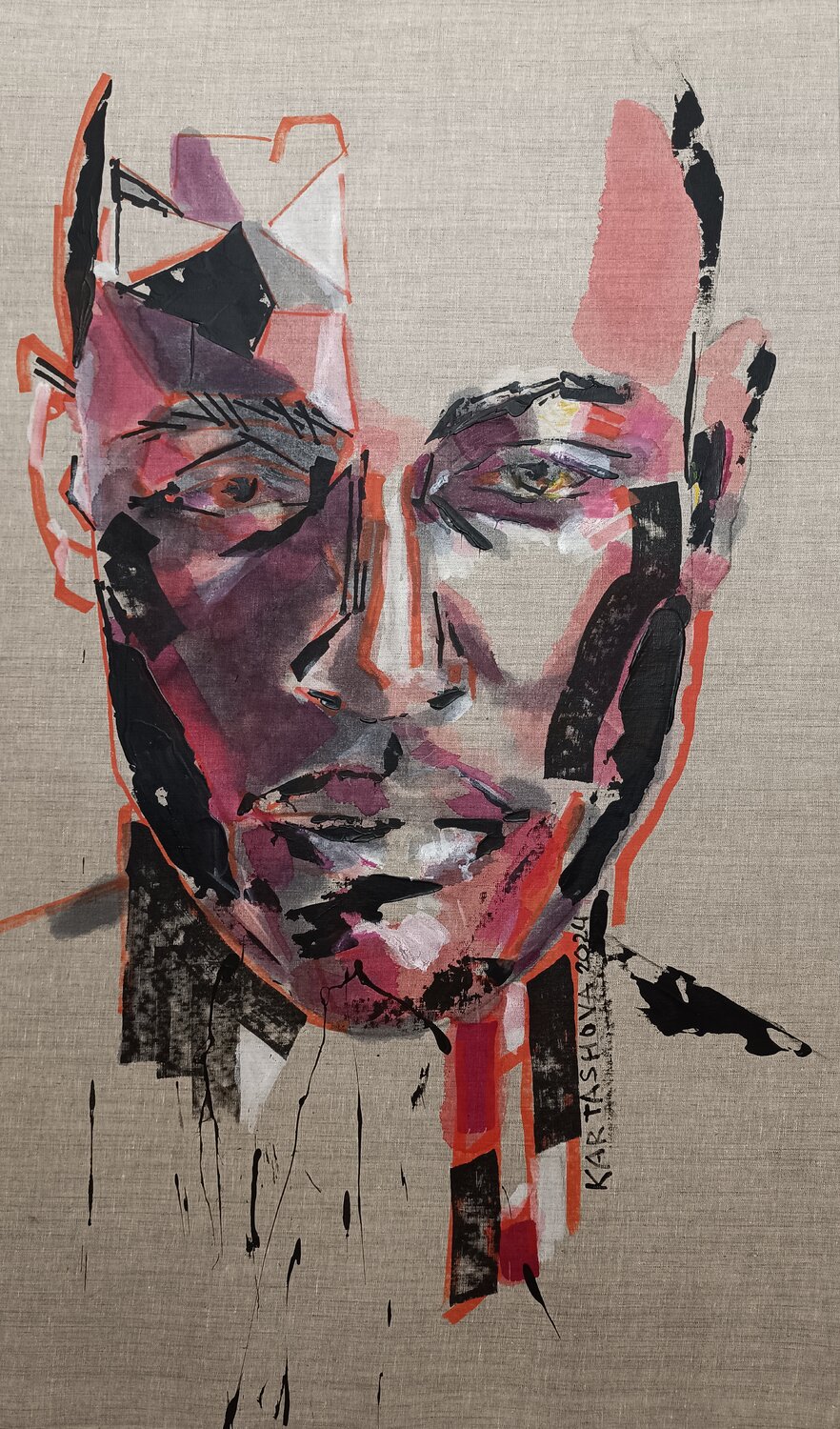 Feel yourself Viktoriia Kartashova Original painting for sale