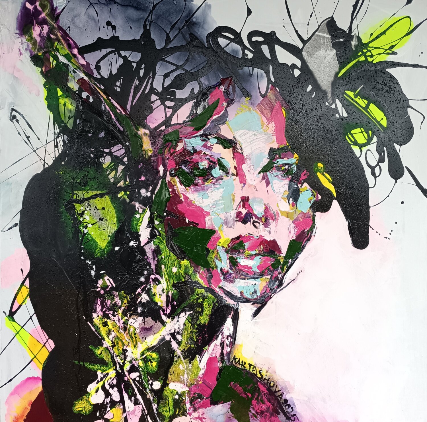 Chase of ideal Viktoriia Kartashova Original painting for sale