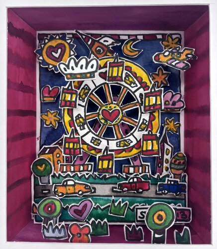 Riesenrad by Steffen Schulze, Painting for Sale on Select