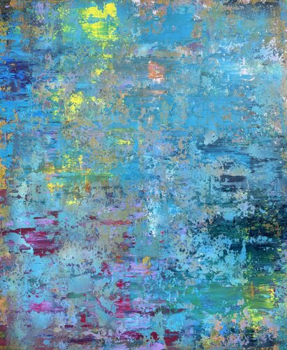 Quake Fading Colors II by Steffen Schulze, Painting for Sale on Select