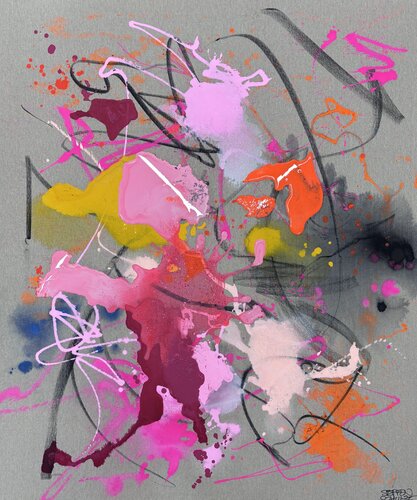 Quiet Bloom II by Steffen Schulze, Painting for Sale on Select