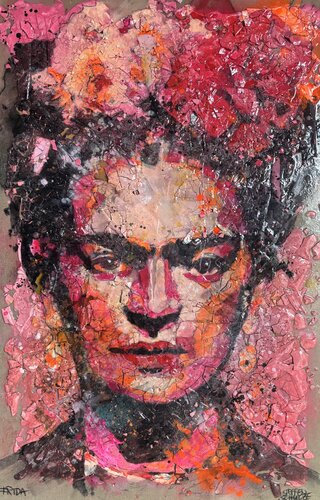 Frida Kahlo von Steffen Schulze, Malerei kaufen auf Select