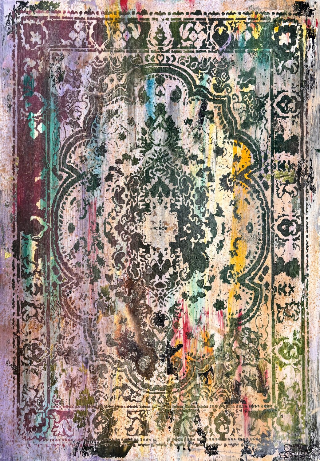 Oriental Vibes Steffen Schulze Original painting for sale