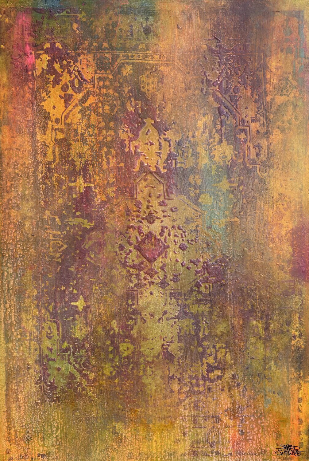 Oriental Vibes Steffen Schulze Original painting for sale