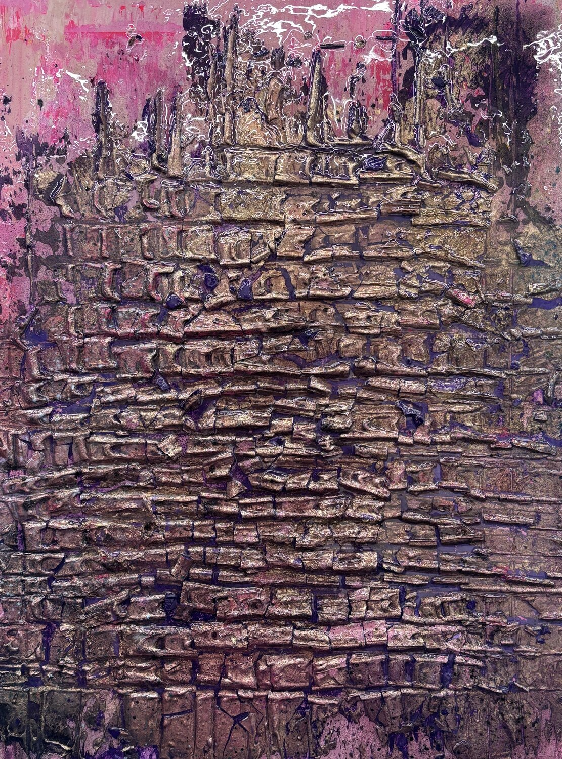 Quake Displacement Steffen Schulze Original painting for sale