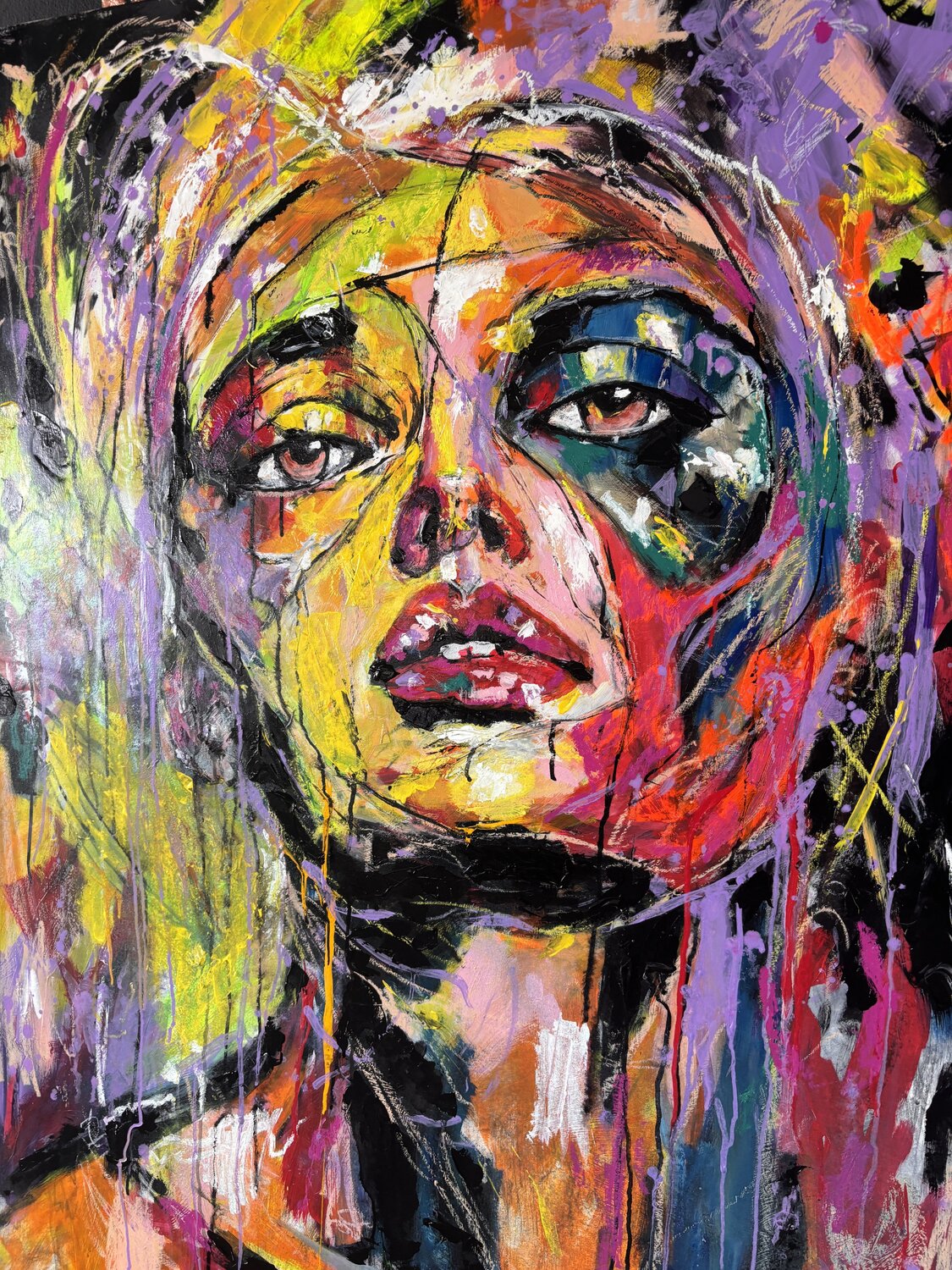 Kasleidoskob der Seele Steffen Schulze Original painting for sale