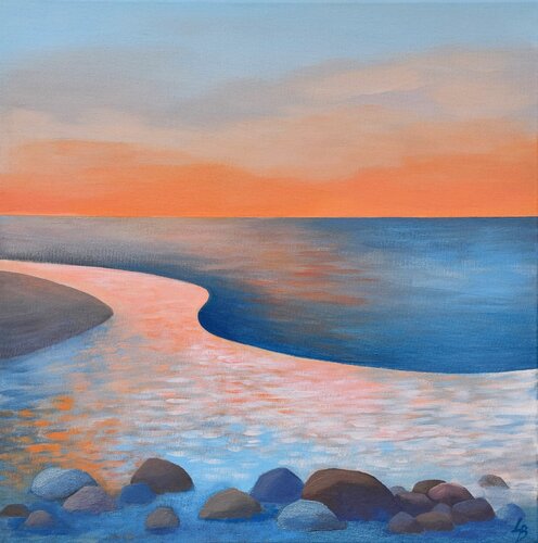 Twilight Hour by Lelde Brake-Klaveri, Painting for Sale on Select