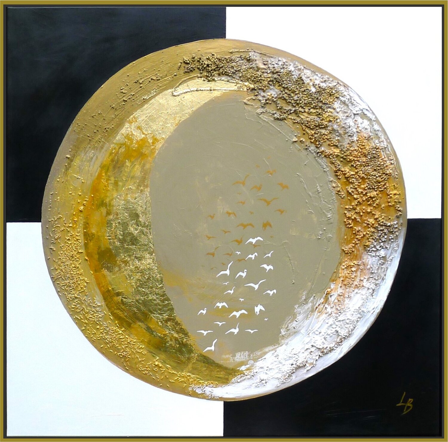 Golden Sun Lelde Brake-Klaveri Original painting for sale