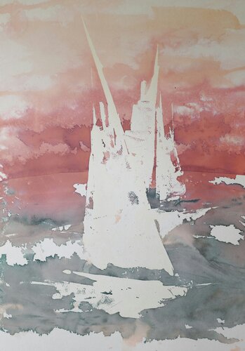 Barcolana Race 6 by MACARENA SANZ, Painting for Sale on Select