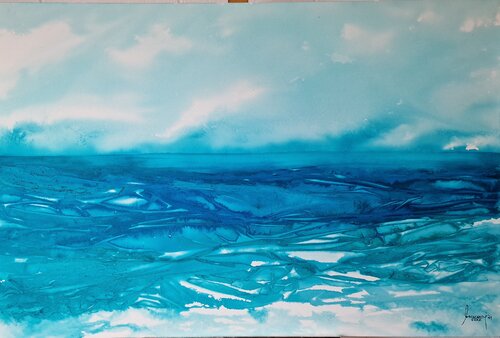 Paradise 2 by MACARENA SANZ, Painting for Sale on Select