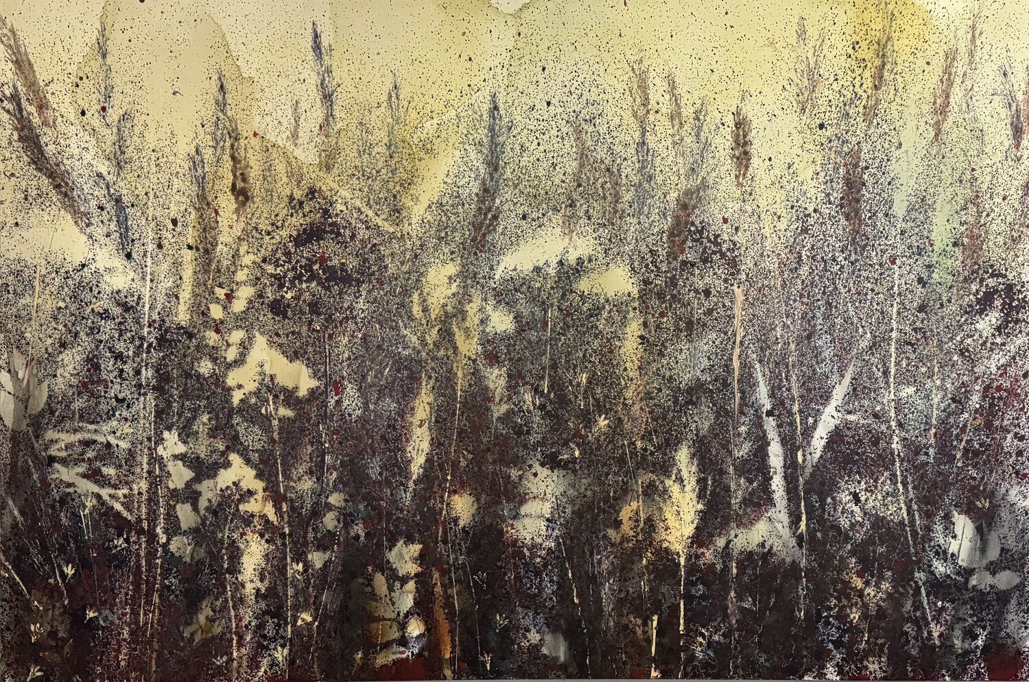 Quiet field Tatiana Harris Nielsen Original painting for sale