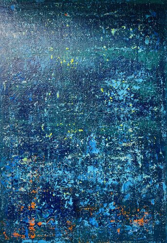Midnight Blue by Bettina Axel, Painting for Sale on Select