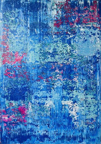 Aqua Breeze von Bettina Axel, Malerei kaufen auf Select