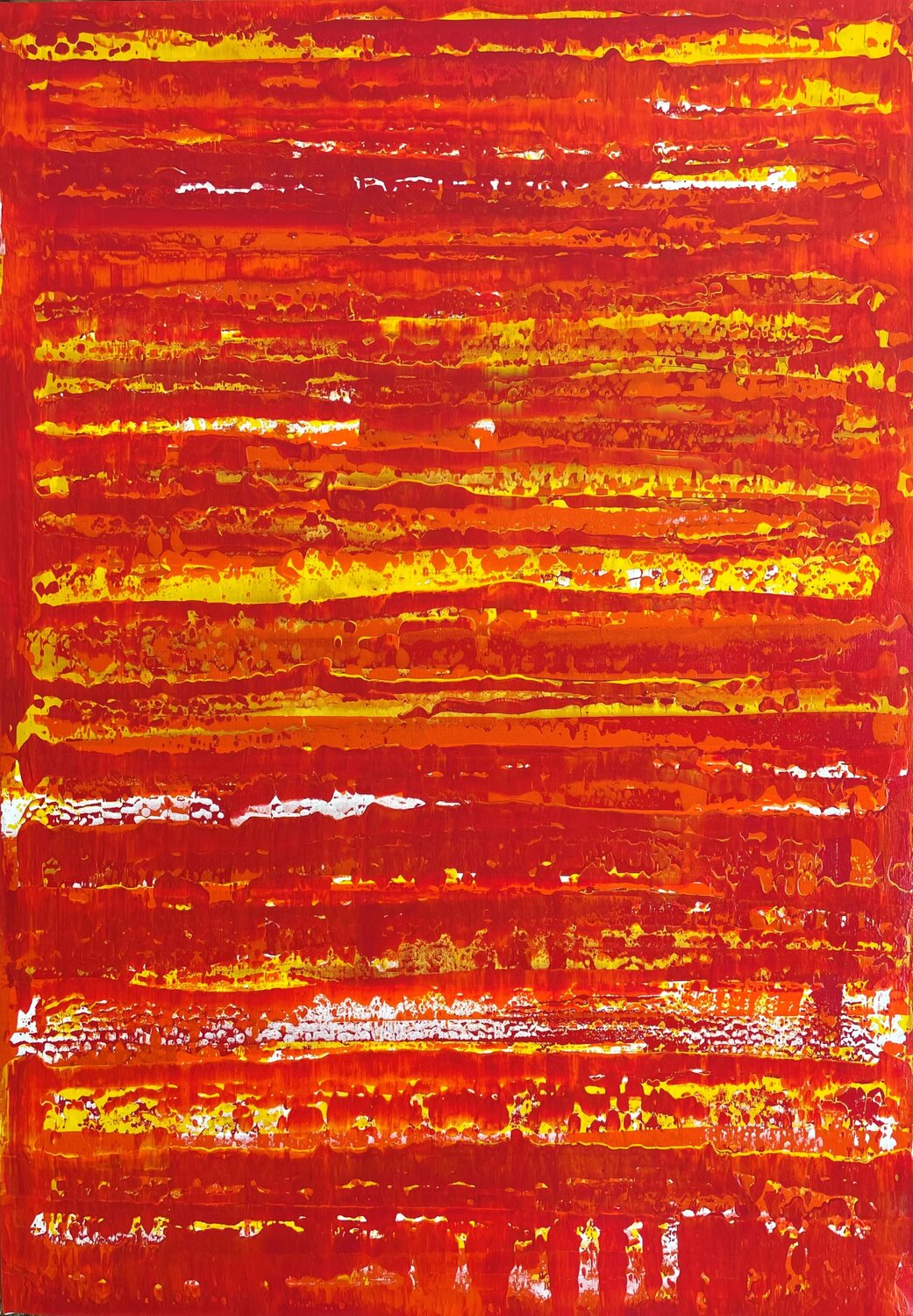 FEUER aus der Serie Elemente Bettina Axel Original painting for sale