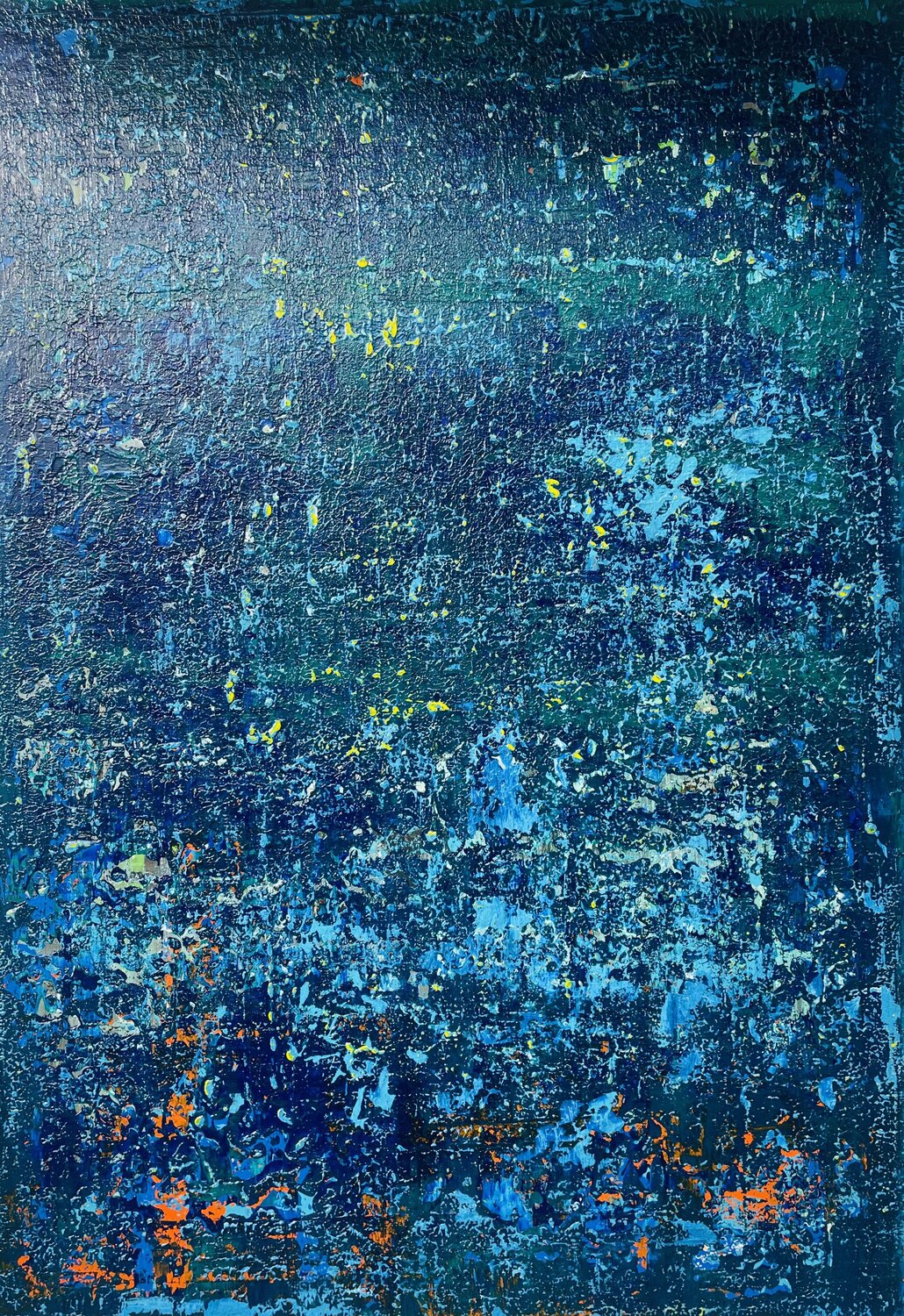Midnight Blue Bettina Axel Original painting for sale